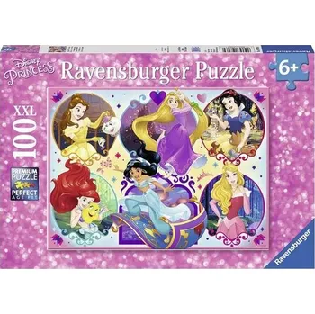 Puzzle Ravensburger Puzzle Disney Princezny, 100 dílků
