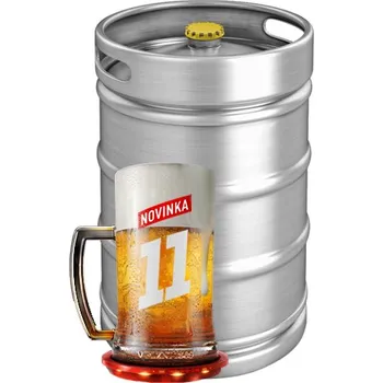 Pivo Gambrinus Gambrinus nepasterizovaná 11, světlý ležák, 50l KEG