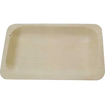 Jednorázové nádobí Tác dřevěný (z dýhy) 20x12,5cm/ 25ks