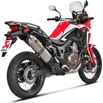 Výfuk pro motocykl Výfuk Akrapovič Slip-On Line (Titan) na Honda CRF1000L Africa Twin, Adv. Sports (16-19)