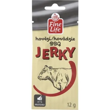 Sušené maso Fine Life Jerky hovězí 12 g BBQ