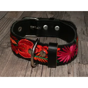 Obojek pro psa Obojek střední III (vyšívaný, 48 cm)