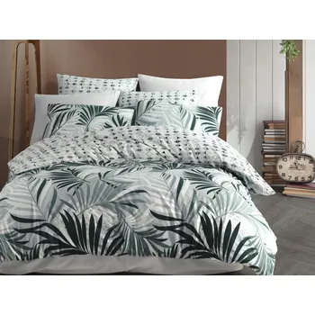 Povlečení Povlékáme.cz Bavlněné povlečení Renforcé Sandy zelené 140x200 70x90