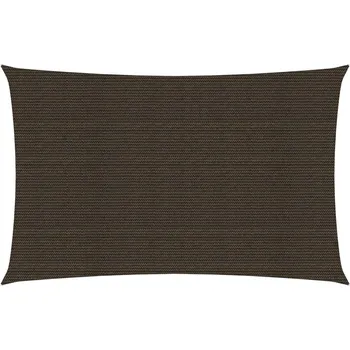 Stínicí plachta vidaXL Stínící plachta 160 g/m2 hnědá 3 x 6 m HDPE