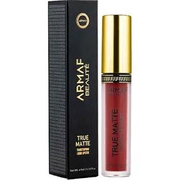 Rtěnka Armaf Beauté True Matte Transferproof Liq Lipstick matná tekutá rtěnka 4 ml 04 Shades