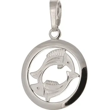 Šperk Stříbrný přívěšek znamení ryby STRZ0610F