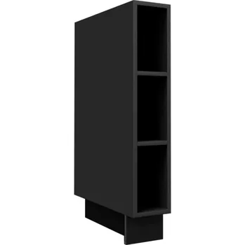 Kuchyňská skříňka ArtExt Kuchyňská skříňka spodní otevřená BONN | D15 O Barva korpusu: Černá