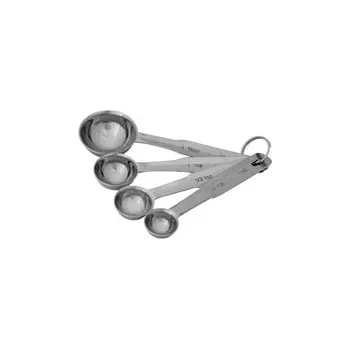 Příbor Lžíce odměrná, nerez, sada 4 ks - 1,2 / 2,5 / 5 / 15ml