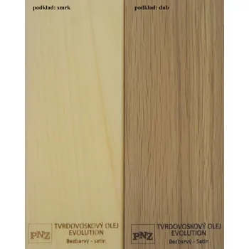 Olej na dřevo PNZ Tvrdovoskový olej Evolution - bezbarvý 0,25l Odstín: satin (pololesk)