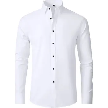 Pánská košile Pánská elastická košile Barva: Bílá, Velikost: 2XL