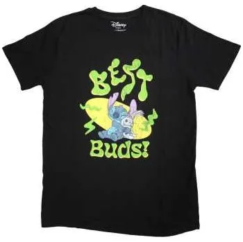 Merch Lilo & Stitch: Lilo & Stitch Unisex T-shirt: Stitch Best Buds (x-large) XL