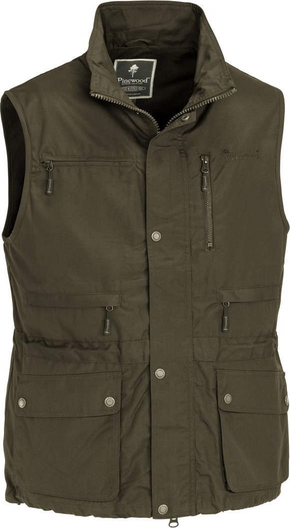 Pinewood Pánská lovecká vesta New Tiveden Velikost: M Dark Olive Green