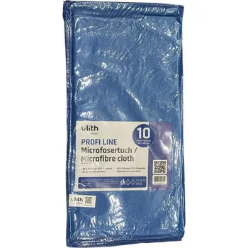 Utěrka utěrka z mikrovlákna 400x400 mm Ulith Profi - modrá (10 ks/balení)
