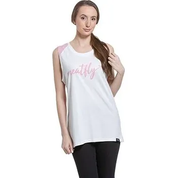 Dámské tričko Meatfly dámské tílko Rea Pink Heather/White | Růžová | Velikost M