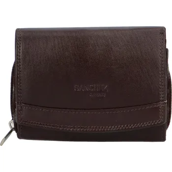 Peněženka Malá dámská kožená peněženka Dohuk, hnědá