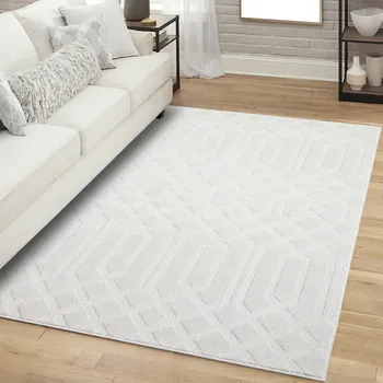 Koberec Moderní koberec do obývacího pokoje FLAIR 138 - krémový Rozměr koberce: 80x150cm