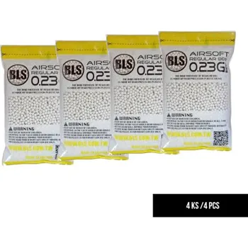 Airsoftová kulička BLS kuličky Multipack, 4 x 0,23g + dárek zdarma