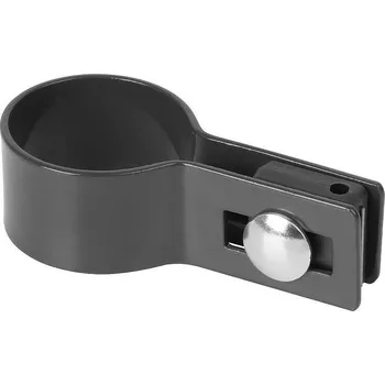 Příslušenství pro plot Objímka Strend Pro EUROSTANDARD, 38 mm, koncová, antracit, RAL7016, na kulatý sloupek