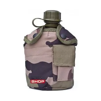 Láhev US umělá polní láhev s pohárkem a obalem, CCE + dárek zdarma