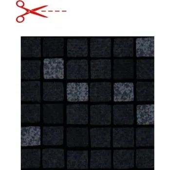 Bazénová fólie ELBE SBG Pearl - Silver Black 1,65 m šířka, 1 m délka, 1,6 mm tloušťka - metráž - cena je za m2