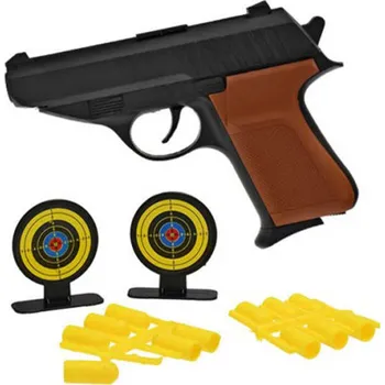 Dětská zbraň Pistole 16 cm - set se 2 terči