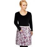 Kuchyňská zástěra do pasu krajkové srdce