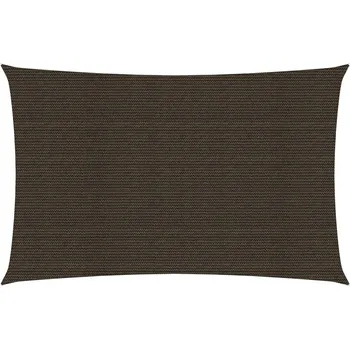 Stínicí plachta vidaXL Stínící plachta 160 g/m2 hnědá 2,5 x 5 m HDPE