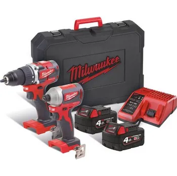 Sada nářadí MILWAUKEE 2-dílný 18V aku set M18 CBLPP2A-402C + Prodloužená záruka výrobce