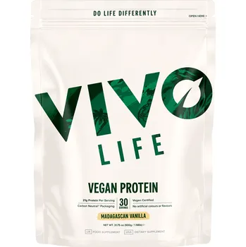 Vivo Life KONJAK VEGAN PROTEIN - Madagaskar Vanilka (900 g)