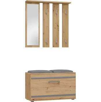 Předsíňová stěna Falco Předsíňová sestava Granát dub artisan