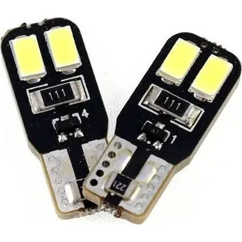Autožárovka Interlook Auto LED žárovka W5W T10 4 SMD 5630 CAN BUS OBOUSTR.