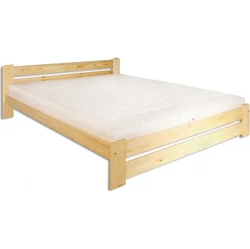 Postel Masivní postel KL-118, 160x200 Barva: bez moření borovice