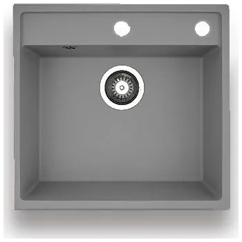 Nerezový dřez Pyragranitový dřez CAMEA 1B (53x50) grey