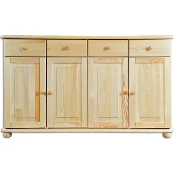 Komoda Komoda DK-165, 4D4S, masiv Barva: moření olše