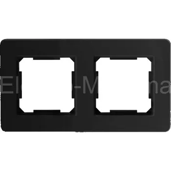 vypínač QAD1002B 2 rámeček černá QUAD plast