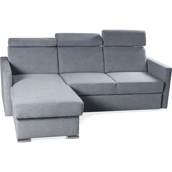 Sedací souprava SANTORINI NEW - UNI - sedací souprava látka ŠEDÁ -ARAGON 93 -(SLIM -UNI =2balíky) kolekce "MP" (K250-S)