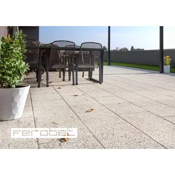 Venkovní dlažba FEROBET Vymývaná dlažba VERONA BIANCO dekorační pás 40/9,5/4cm
