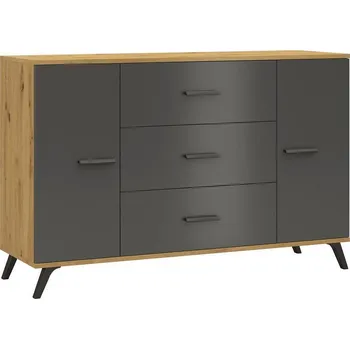 Ložnice Falco Komoda - šuplíky/dvířka Roky 10 Grafit