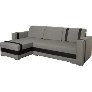 Sedací souprava Falco Rohová sedací souprava Trendy UNI, rozkládací s úložným prostorem, šedo hnědá Inari 26/hnědá Eko