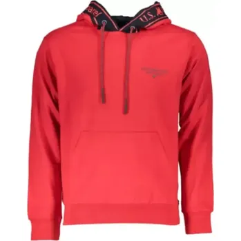 Pánská mikina U.S. Grand Polo USF-658 pánská mikina červená