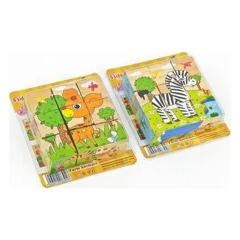 Dřevěná hračka Układanka dewniana zwierzęta MIX