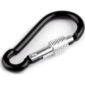 Horolezectví Kovová karabina s pojistkou