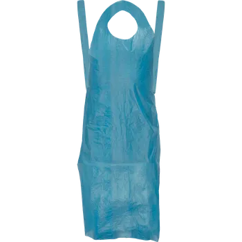 Jelínek-Galanaterie s.r.o. Zástěra jednorázová s laclem modrá 100 ks