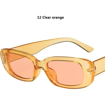 Elegantní dámské sluneční brýle ve vintage stylu UV400 - 12 Světle oranžová