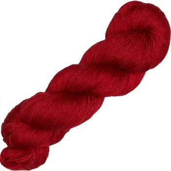Příze Symfonie Yarns Terra Uni SS2008 Červená růže (Ručně barvená příze Terra Uni 2008 Red rose)
