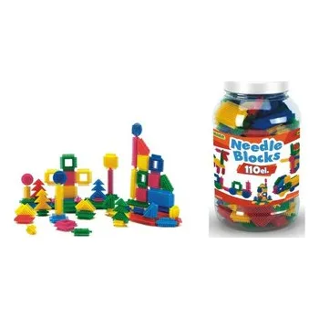 Stavebnice Geomag Klocki Jeżyki w słoiku 110 elementów