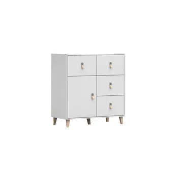 Komoda IDZ Komoda FIGO 4S1D 03, 90 cm Bílá