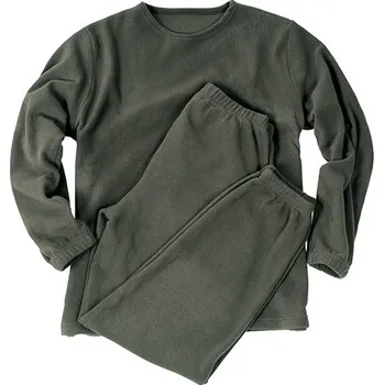 MIL-TEC Spodní prádlo THERMOFLEECE bez límečku ZELENÉ ZELENÁ - OLIV XXL