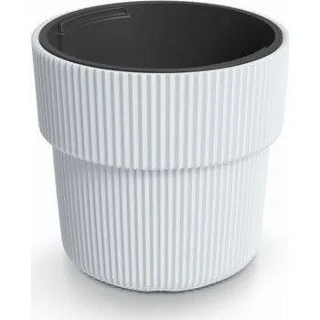 Květináč MILLA II bílý, varianta 39 cm