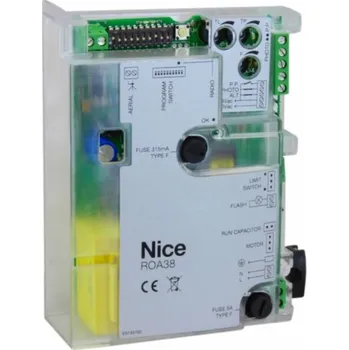 Pohon brány NICE ROA38 - řídicí jednotka pohání NICE Rox ROX600